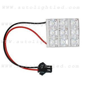 9pcs super flux led car top light