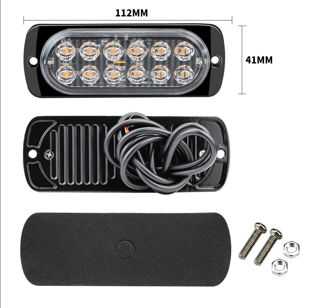 Strobe lighting 12LEDs