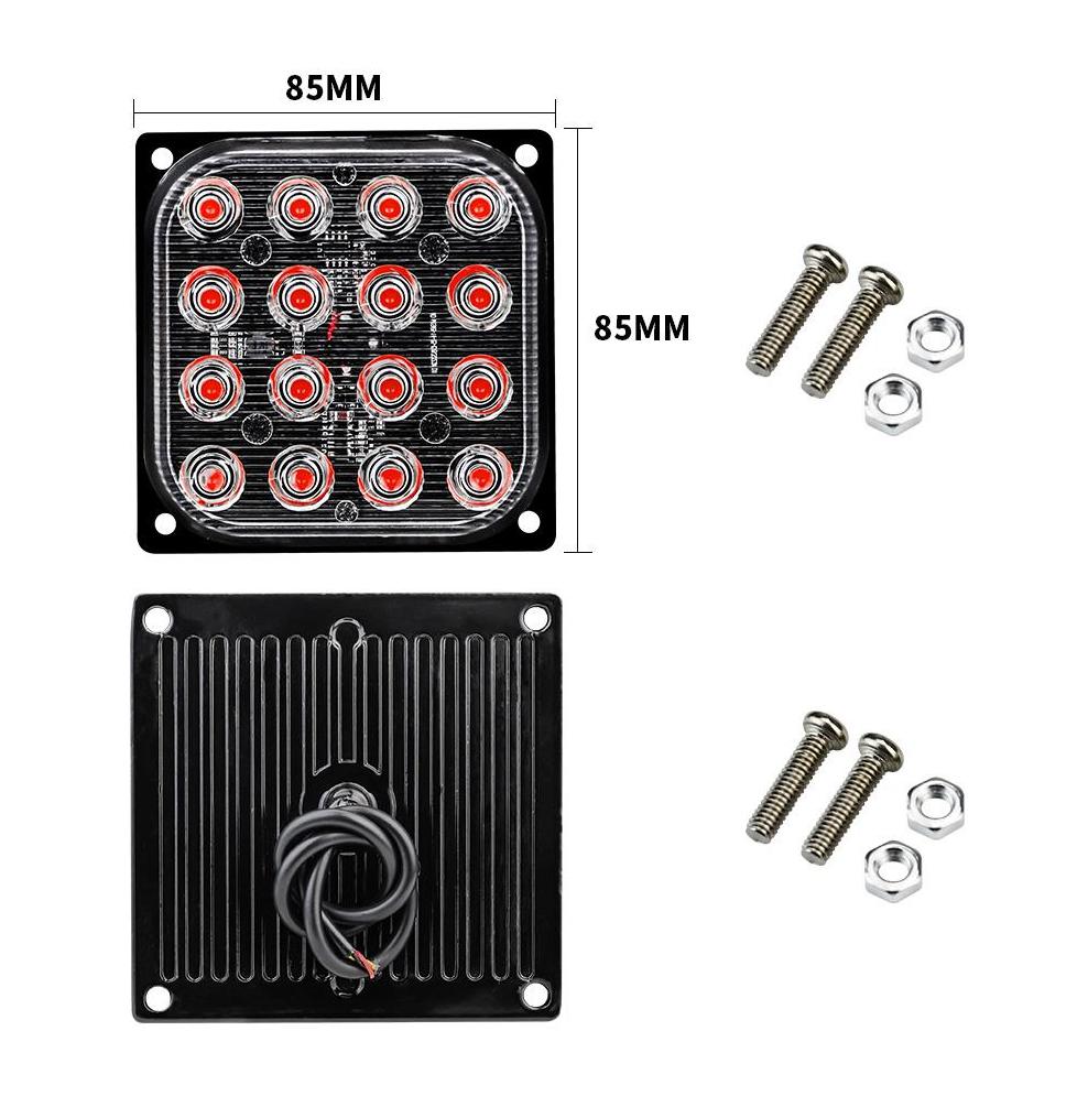 Square Strobe lighting 16LEDs
