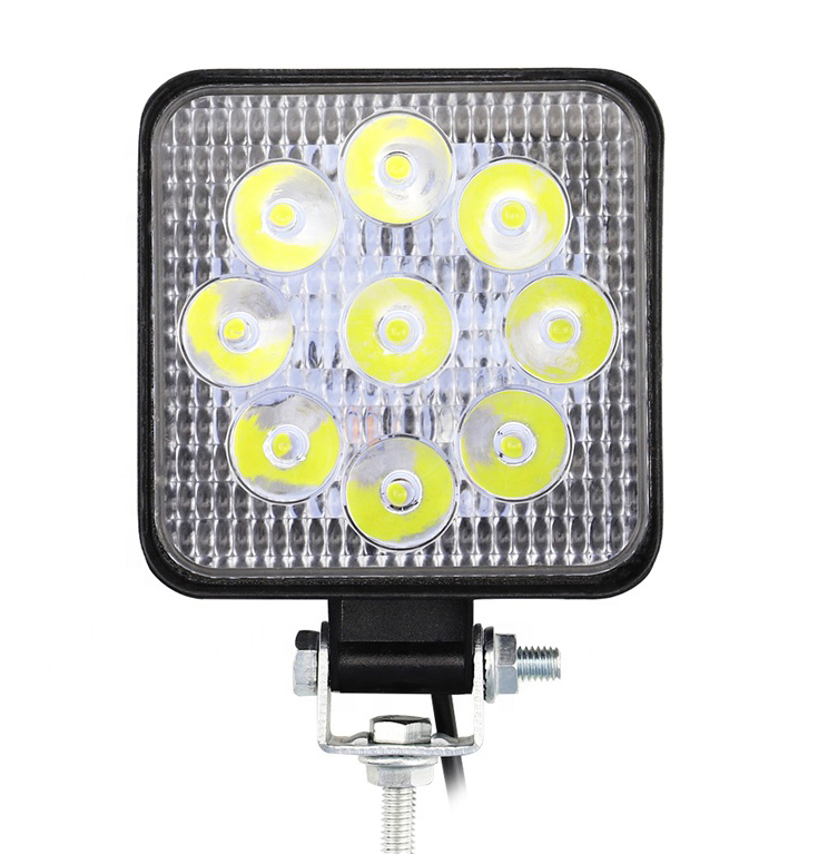 LED WORKING LIGHTING Mini 9LED 27W Square Shape