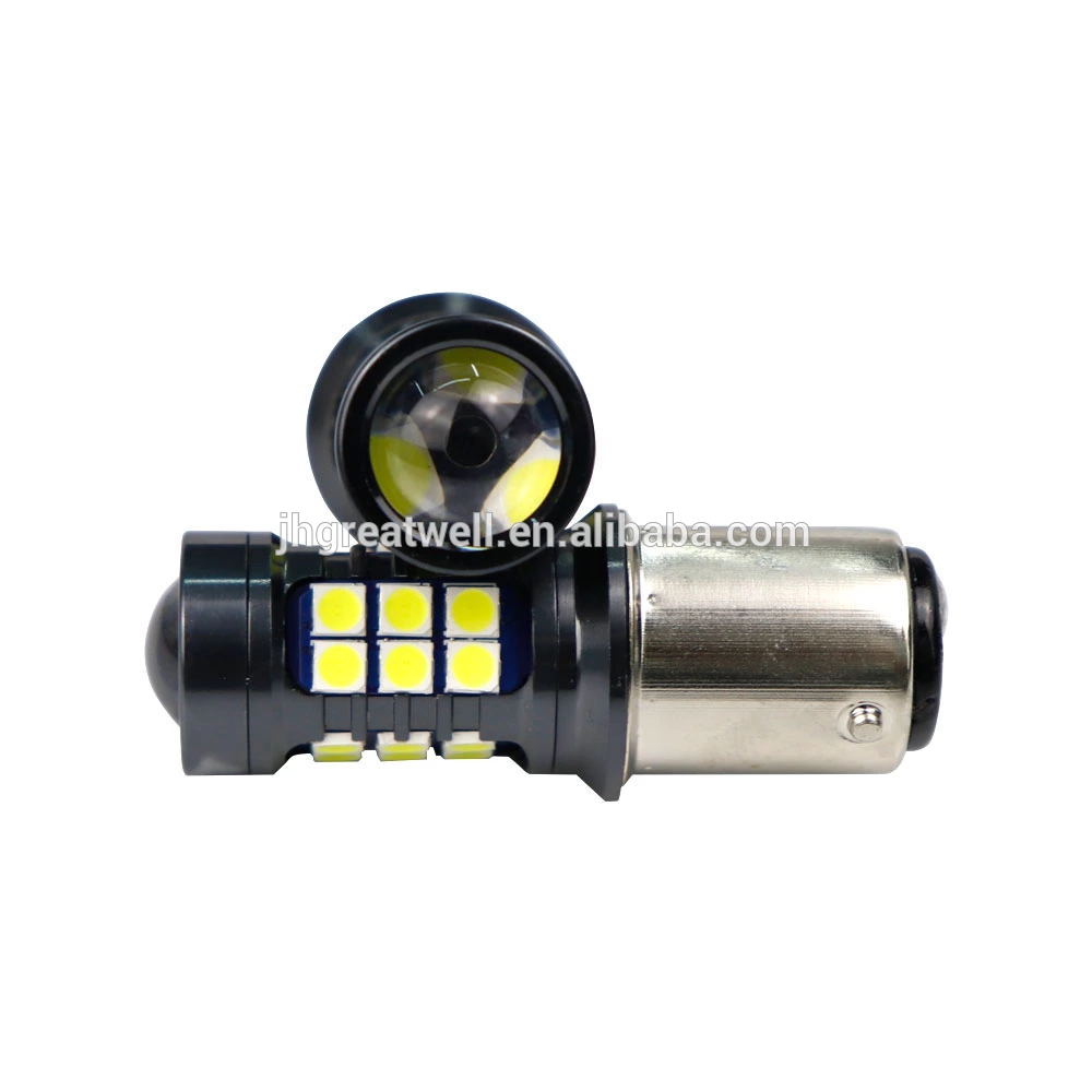 GREAT WELL Small auto LED light BA15S-21SMD-3030